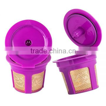 High quality 24k gold mesh k-cup keurig 2.0