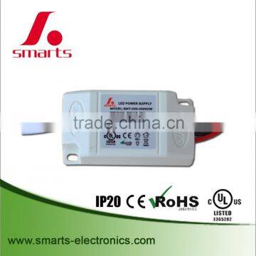 plastic case IP20 constant current 350ma 500ma 6w mini led driver