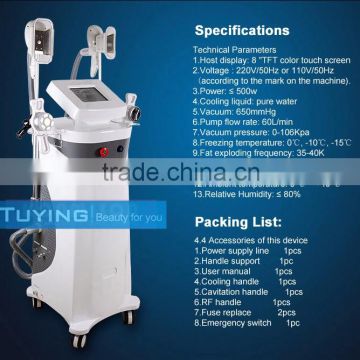 Bipolar Rf Ultrasonic Liposuction Cavitation Vacuum Cavitation System Weight Loss Cool Slimming Machine Cavitation Weight Loss Machine