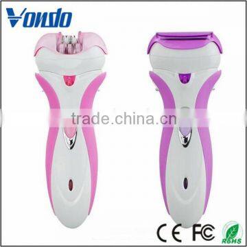 Pink 4 in 1 Rechargeable Electric Callus Remover for Lady Shaver