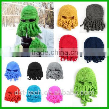 Fashion Accessories Headwear Funny Octopus Hat Winter Ski Hats