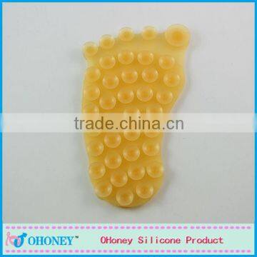 2014 Favorites Colorful non-toxic strong adhesive silicone suction cup,double-sided silicone phone sucker