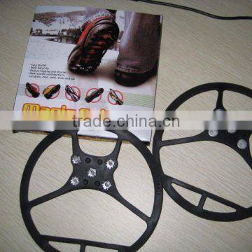 Outdoor 5 Tooth Anti Skid Shoe Cover Magic Rubber Spiker