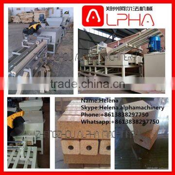 Best Price Wood Chip Block Extruding Machine/wood Tray Feet Making Machine photo-3