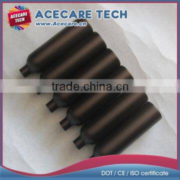 360cc Frosting Surface CO2 Gas Tank, Black Color Paint, Aluminum Gas Cylinder