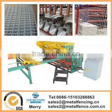 CNC welding wire mesh PLC program system fence panel machine