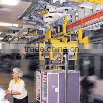 airport transport system, hanger and trolley, automatic hanger system