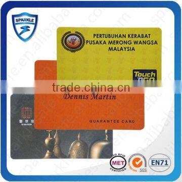 HF/UHF rfid combo card for access control