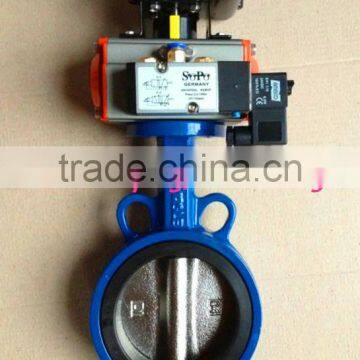 Pneumatic Actuator Center Line Type Wafer Butterfly Valve Best Price & Best Quality