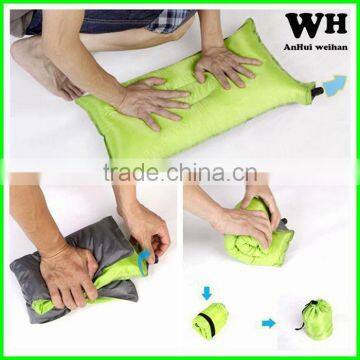 Good Quality Polyester Outdoor Inflatable Travel Pillow, Neck Pillow photo-3