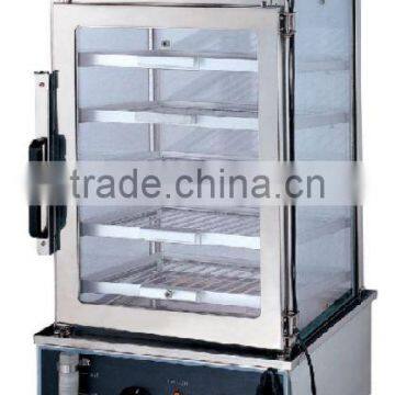Food steamer showcase