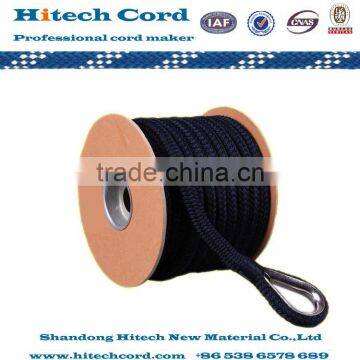 High Quality PP Nylon Polyester Double Braided Anchor Line with Factory Price