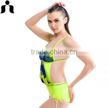 2017 Sexy Hot Exotic Women One -piece Swim Wear photo-2