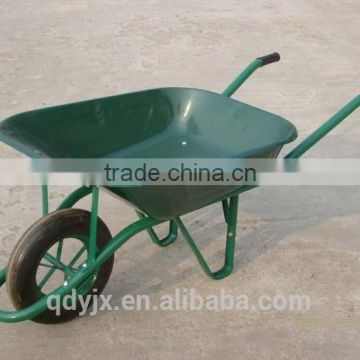 Front Braces Industrial Heavy Duty Wheelbarrow with Steel Tray