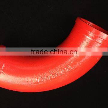 Long Term Service OEM Production Putzmeister DN125 5" Concrete Pump Hardened Steel Pipe Bend