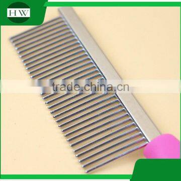 Pet Accessories Tool Stainless Steel Hanging Cat Dog Pet Bath Massage Hair Removal Grooming Slicker Brush Comb photo-3