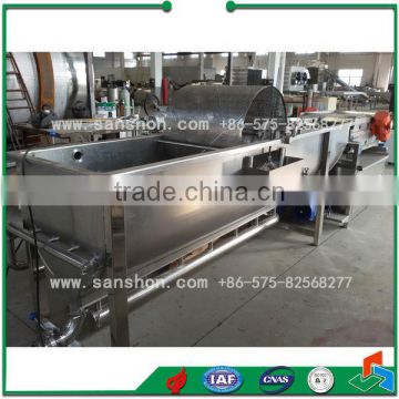 Water Flow Type Fruit and Vegetable Washing Machine