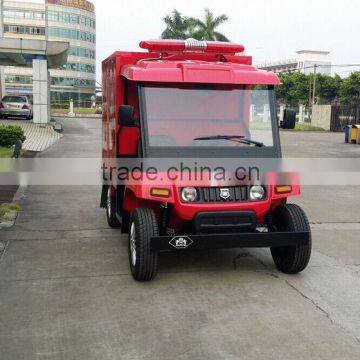 High quality 4 wheel new electric fire fighting utility mini cars CE approved