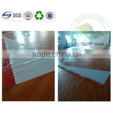 Red pvc tarpaulin wedding tent roof and wall cover