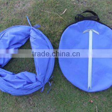 Hot Selling Pet Products Blue 190T Polyester With 6pcs Steel Sticks Dog Training Tunnel photo-5