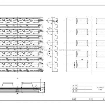 Резиновая гусеница для погрузчика с поворотным корпусом (460X102X51) photo-2