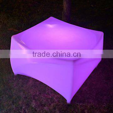 16 Colors Changing IR Remote Control Outdoor Led Cube Portable Led Glow Cube Furniture