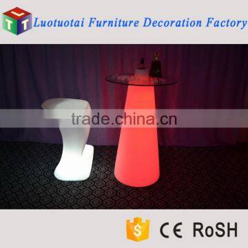 Illuminated Led Furniture/party/event Decorative Roman Pillars Led Cocktail Table photo-5