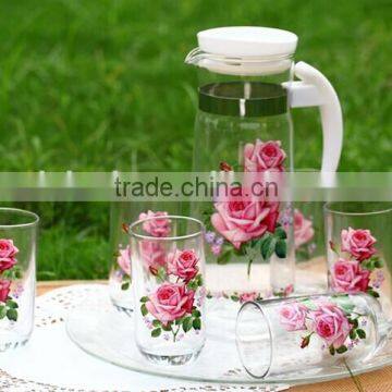 New Popular High Quality Tea Set Glass