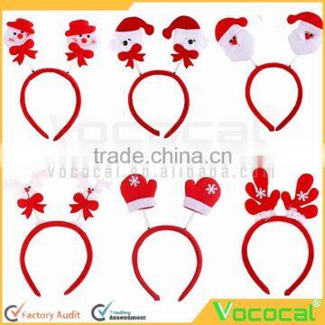 6 PCS Christmas Hair Accessories Baby Child Girls Adults Christmas Headwear Hair Band Christmas Decorative Headbands Random Styl