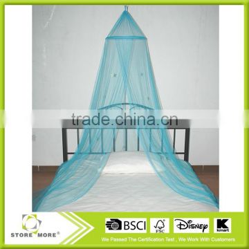 Long lasting blue round mosquito net