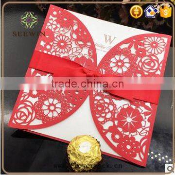 Hollow Logo Printed Invitation Card photo-4