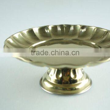 Tribute Tray /stainless Steel Wedding Serving/golden Candy Dishes photo-4