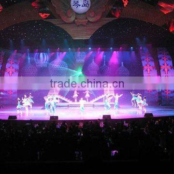 Black/white Fireproof Velvet Cloth Led Star Cloth Backdrop for Theater photo-4