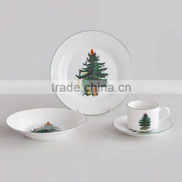 Christmas Subject Dinner Set for Promotion, Porcelain With Decal photo-3