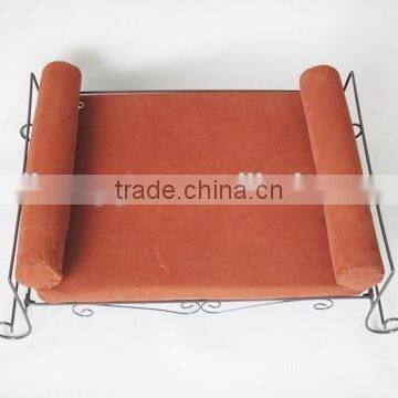 Hot Selling Metal Scroll Comfort Pet Sofa Cat Dog Sofa photo-3