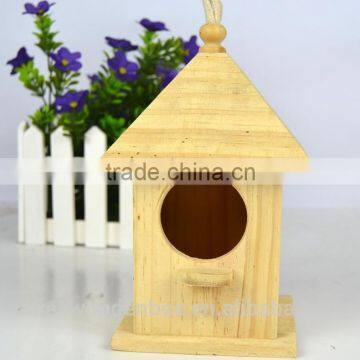 Wholesale Natural Pine Wood Bird Houses photo-2