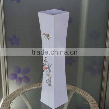Chinese Wind Wooden Flowers Floor Vase photo-2