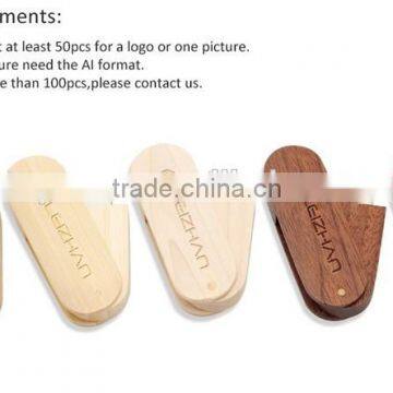 Real Capacity 2GB 4GB 8GB 16GB 32GB 64GB Wood Custom Bulk 1GB USB Flash Drive photo-5