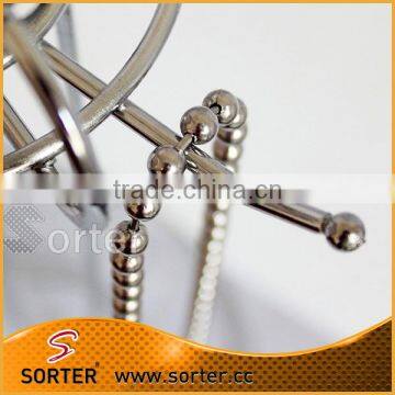 wholesale stainless steel metal beaded ball chain