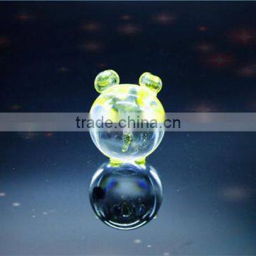 2016 Fashionable cheap customized logo promotional wedding crystal pig model gift