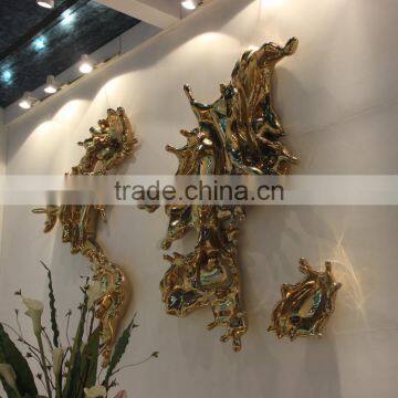 Designer Home Decor Stainless Steel World Map Metal Wall Sculpture photo-3