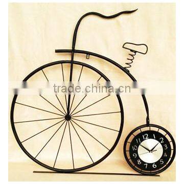 bicycle shap vintage metal wall clock GZH111