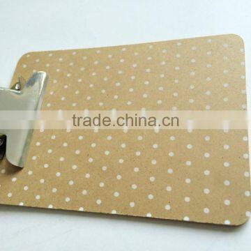Mini Printing MDF Butterfly Clipboard for School and Office photo-2