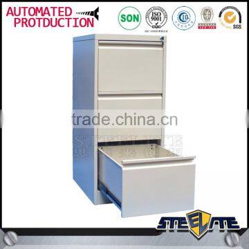 Laboratory furniture 4 drawer steel filing cabinet