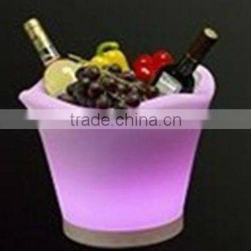 2012 Hot sale color change led flashing ice bucket YM-LIB24202