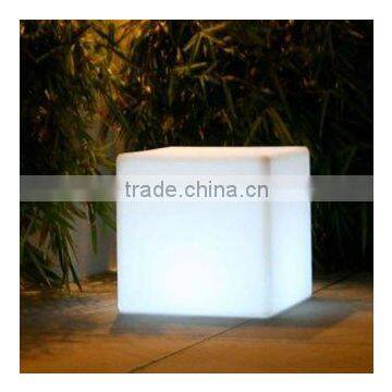 Rechargeable Colorful LED outdoor cube seat