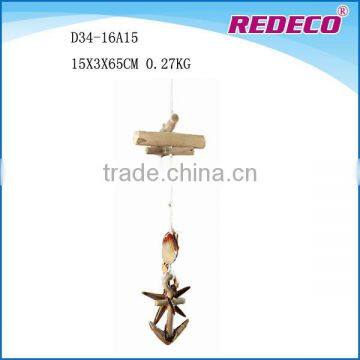 Custom made wood anchor craft for home decoration