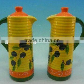 beautiful ceramic vinegar/ oil /sauce /bottle