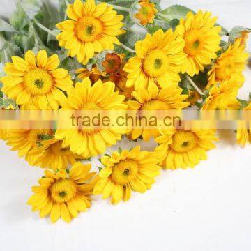 Enviroment-friendly Artificial Sunflowers Landscaping Flowers Decorative Sunlflowers Plants photo-5