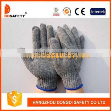 7Gauge Dark Grey Cotton Polyester Gloves Working Gloves